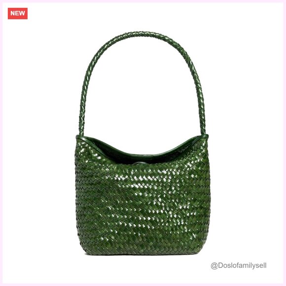 Woven Shoulder Bag 12x9 Inches Lightweight Everyday Purse